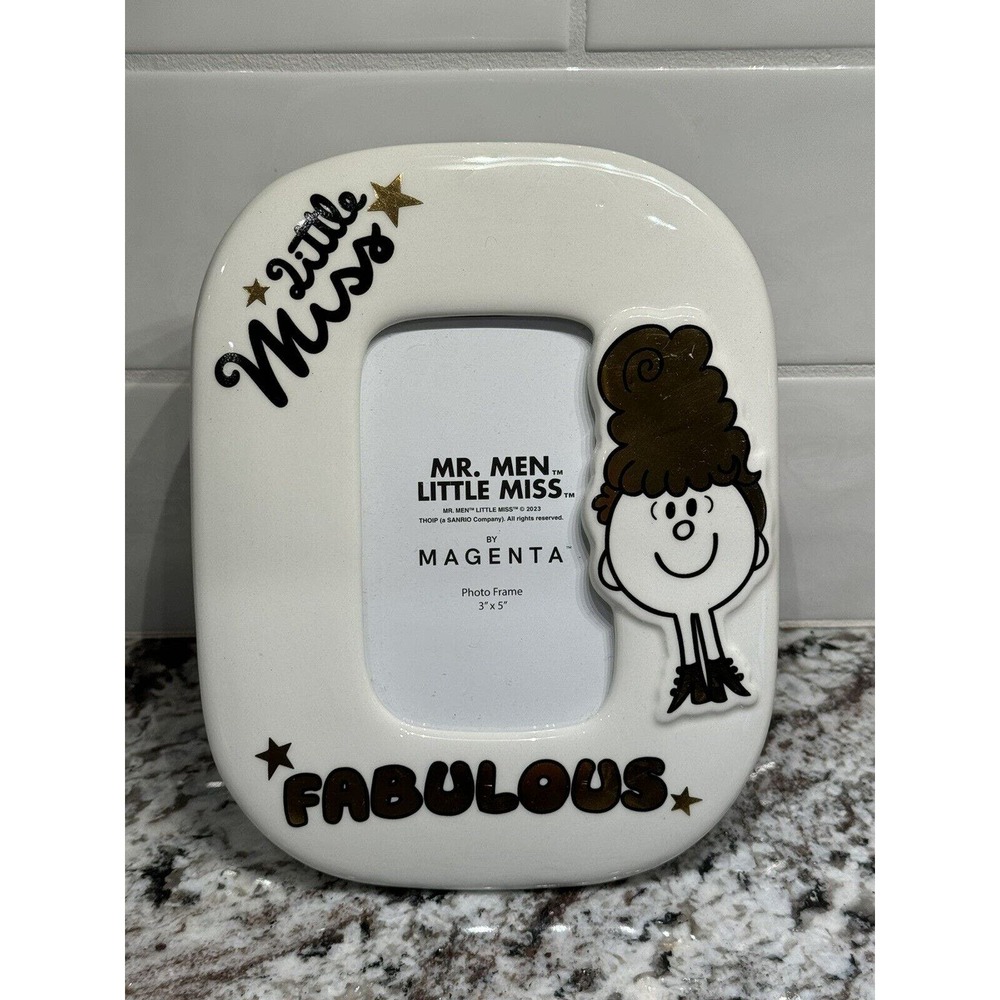 Brand NEW: Little Miss Fabulous 3x5 Frame, Magenta